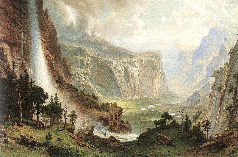 Albert Bierstadt The Domes of the Yosemites Germany oil painting art